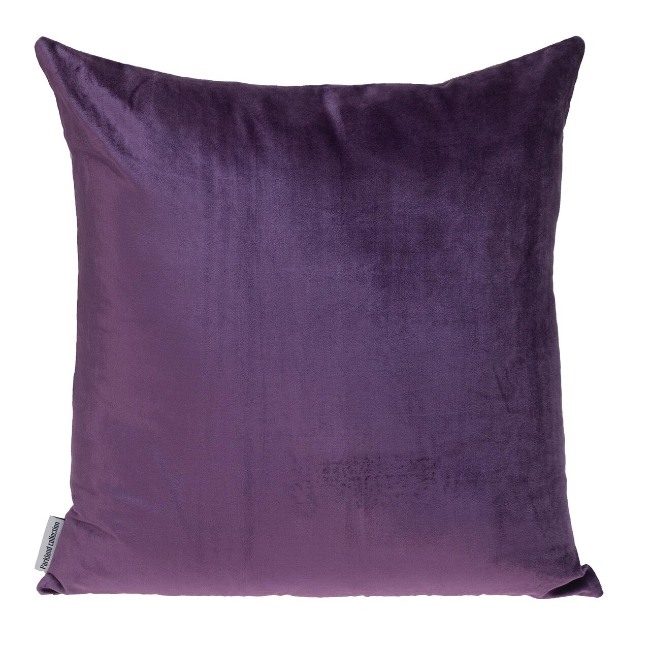 Nassau Collection 20" Purple and Gray Cotton Reversible Throw Pillow